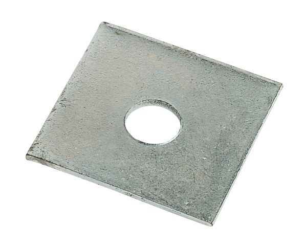 Sabrefix M12 Square Plate Washers Galvanised Dx275 50mm X 50mm 50 Pack Structural Fixings Screwfix Com