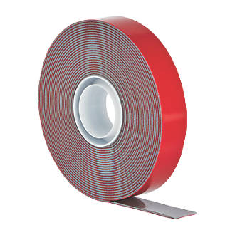Scotch Vhb Permanent Double Sided External Mounting Tape Grey 5m X 19mm Building Tape Screwfix Com