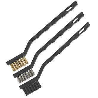 Wire Brushes Wire Brush Set 3 Pieces | Wire Brushes | Screwfix.com