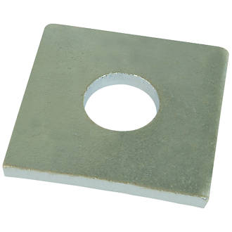 Pack of 20 M12 x 50 x 50 x 3 Thick Square Plate WASHERS ZINC Plated 
