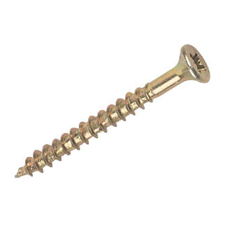 M4 x 40mm TIMCO ZINC COUNTERSUNK SCREWS Wood Timber Chipboard Fully Threaded 