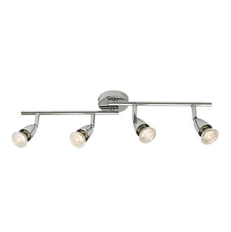 Saxby Amalfi 61003-6 Light Spotlight Bar Ceiling Mounted Satin Nickel 