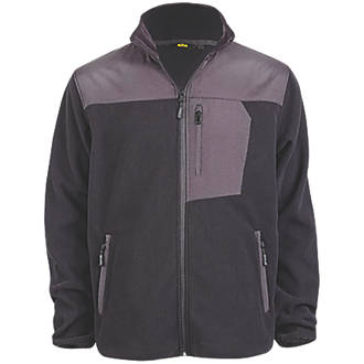 Scruffs Worker Fleece Black Men's Water Resistant Work Jacket Large 