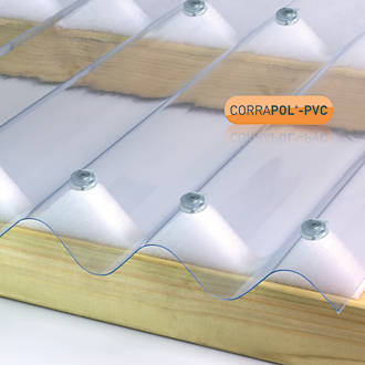 Corrapol Ac702 Corrugated Pvc Roof, Clear Corrugated Roofing Sheets