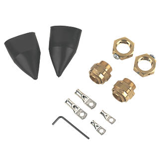 Brass Internal Gland Kit 25mm Including Earth Nut 2 Pack 40746 brand New 