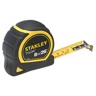 Tape Measures Stanley 8m Tape Measure | Tape Measures | Screwfix.com