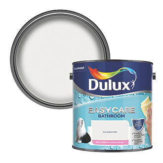 Dulux Easycare Bathroom Paint Pure Brilliant White 2 5ltr