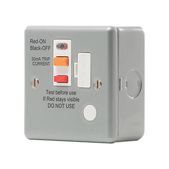NEW GET Unswitched Fuse Spur Connection Unit Flex Outlet Wire Stainless Steel 