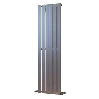 ximax oceanus horizontal or vertical designer radiator 1500 x 445mm silver 2399btu designer radiators screwfix com