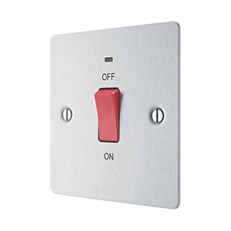Dimmers Plug Sockets Cooker Fuse Brushed Stainless Steel CSSB Light Switches 
