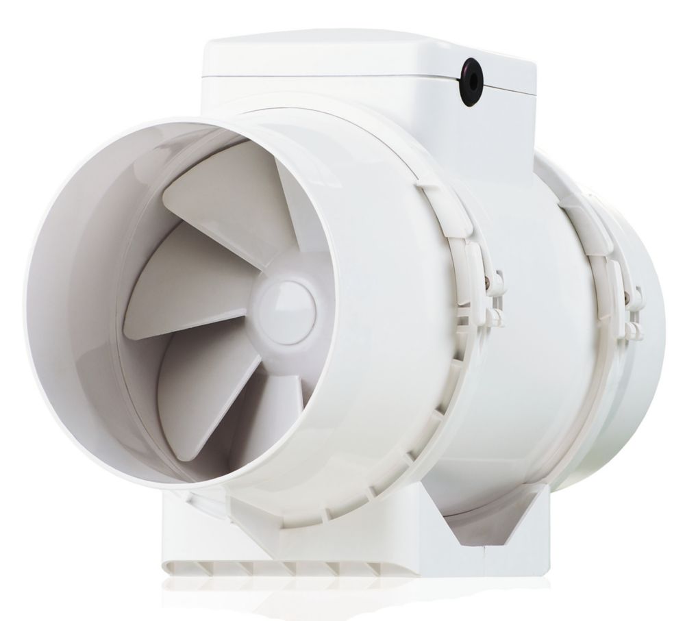 Xpelair Ximx100 33w In Line Mixed Flow Extractor Fan Bathroom Extractor Fans Screwfix Com