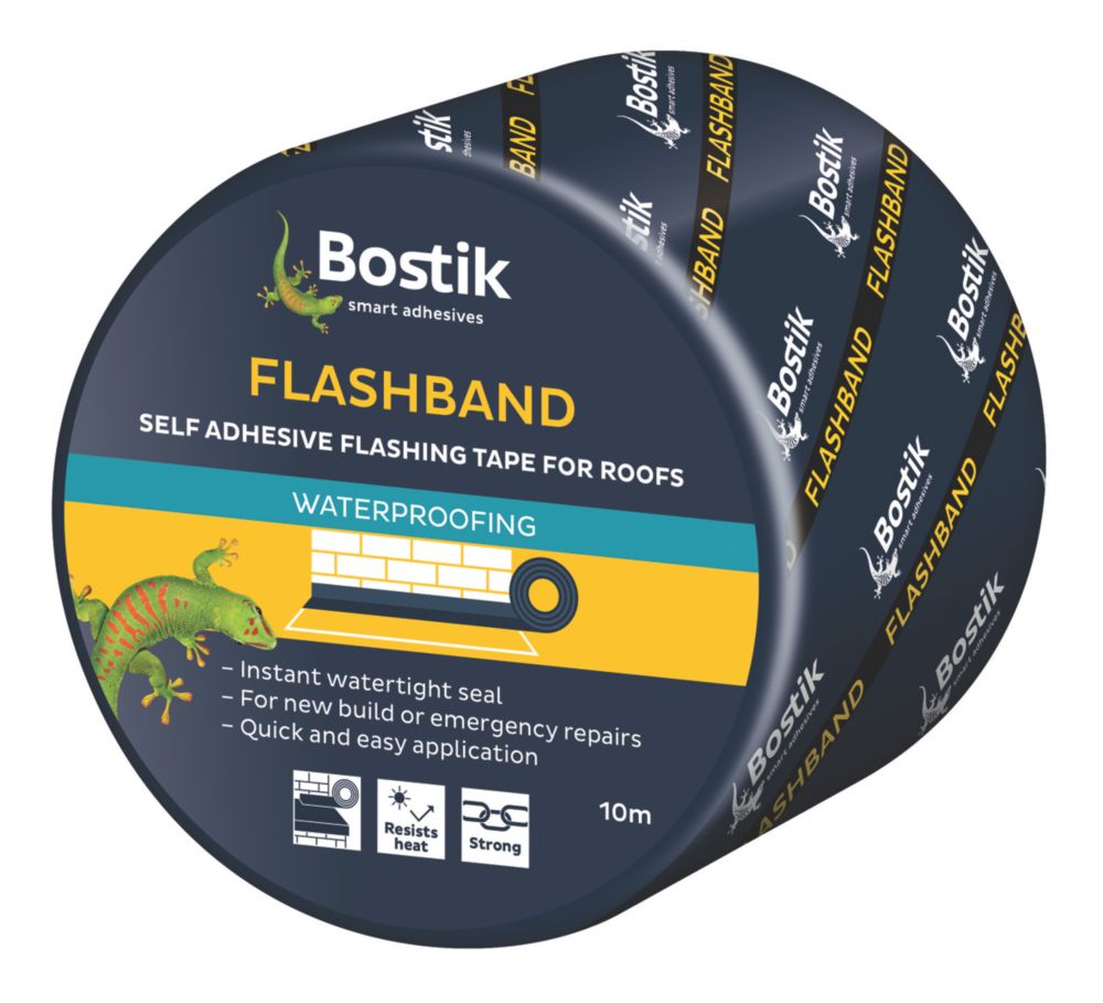 Bostik Flashband Grey 10m X 150mm Flashing Tape Screwfix Com