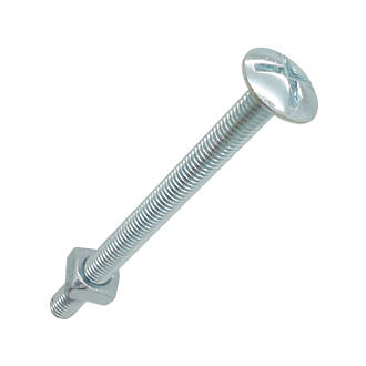 24 x Hook Roofing Bolt FIXINGS M8 X 80MM ZY ZINC Plated Rust Resistant