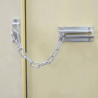 Heavy Duty Door Chain Security Door Complete with Fixings Polished Chrome IRONZONE®