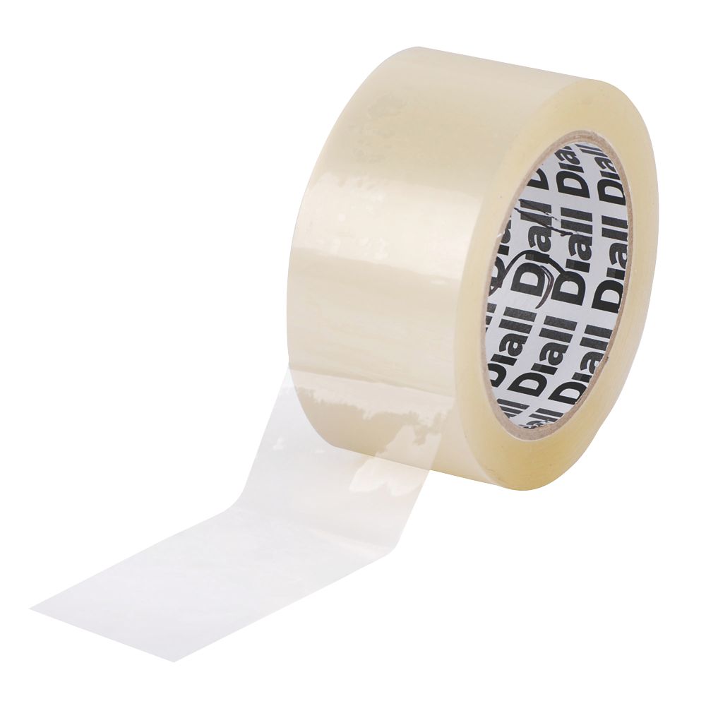 Diall Packaging Tape Clear 100m X 50mm Packing Tape Screwfix Com