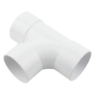 Waste Pipe Knuckle Solvent White 50mm 56mm 
