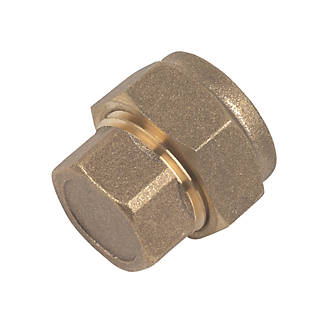 Compression 15mm Brass Blanking Stop End Cap fitting Copper 