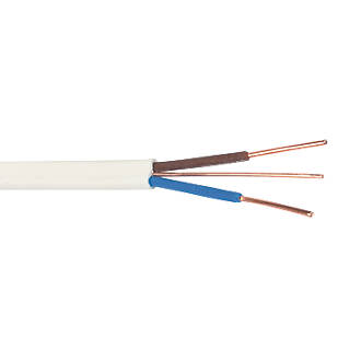 1.5 mm 100 m PRYSMIAN électrique 6242Y Twin & Earth 2 Core Lighting Cable 2x 4 mm 