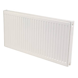 kudox premium type 11 single panel single convector radiator 500 x 1100mm white 3054btu single panel screwfix com