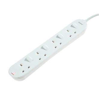 EXTENSION ELECTRICAL LEAD 4-6 WAY SOCKET 4 GANG EXTENSION LEAD 2-5 METRE LEADS 