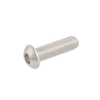 Stainless Steel M6 X 45 mm Button Socket Head Screw A2 5 Pack 