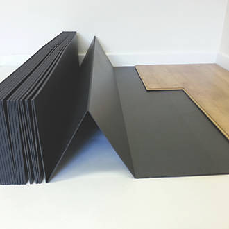 Vitrex Fan Fold Underlay Board 9 6m², Vinyl Floor Tiles Underlay