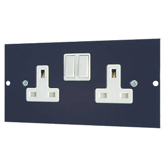 Schneider Electric 13a Twin Switched Socket Outlet 173 X 87mm