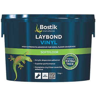 Bostik Laybond Vinyl Floor Adhesive 5kg, Contact Cement For Vinyl Flooring