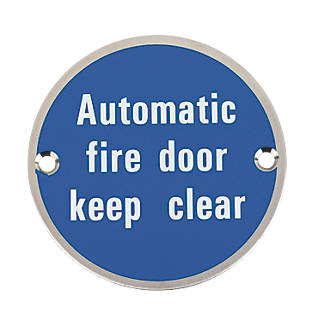 FIRE DOOR 100mmESCAPE ROUTE KEEP CLEARSign/StickersSafety 
