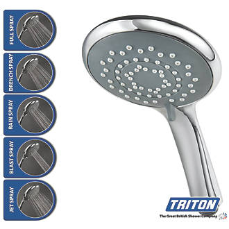 Triton 5 position shower head