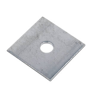 24 M10 x 50 x 50 x 3mm A2 STAINLESS STEEL SQUARE PLATE CONSTRUCTION WASHERS * 