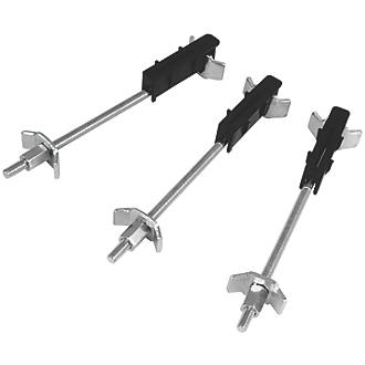 6 X 150mm Kitchen Worktopjointing Connector Bolts Fixing Butterfly Clamps Steel for sale online 