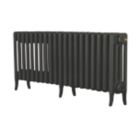 Arroll 460mm x 1114mm 3517BTU Pewter Cast Iron 4 Column Radiator