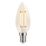 LAP  E14 Candle LED Light Bulb Clear 470lm 2.9W 4 Pack