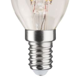 LAP  E14 Candle LED Light Bulb Clear 470lm 2.9W 4 Pack