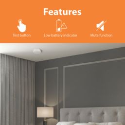 Smartwares  FSM-11410 Battery Standalone Smoke Alarm