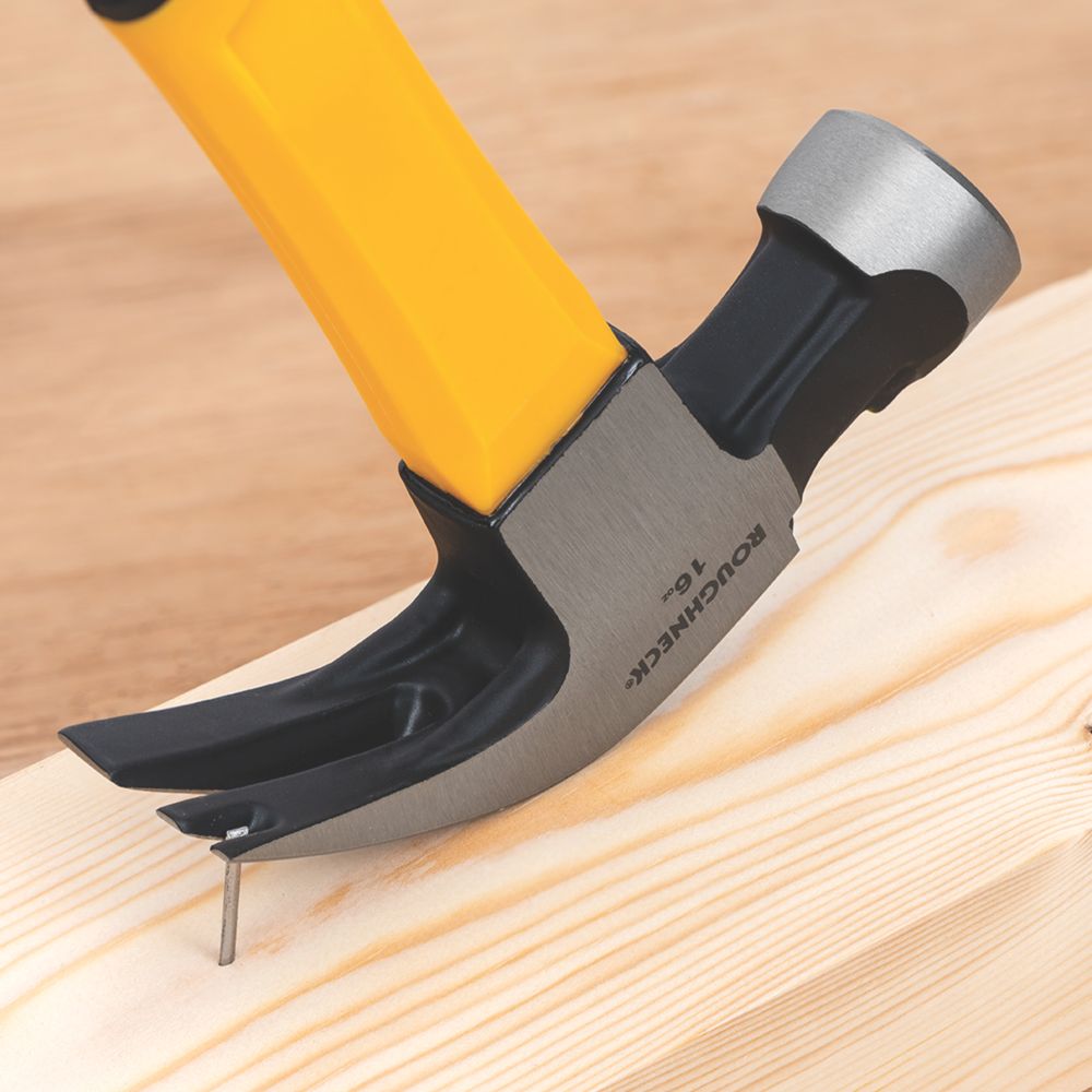 Roughneck Fibreglass Claw Hammer 16oz 0.45kg