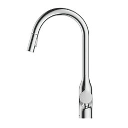 Clearwater Amelio AML10CP Battery-Powered Sensor Tap with Twin Spray Pull-Out  Chrome