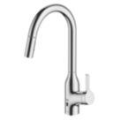 Clearwater Amelio AML10CP Battery-Powered Sensor Tap with Twin Spray Pull-Out  Chrome