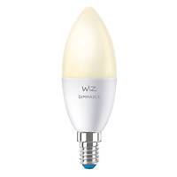 WiZ Wi-Fi & Bluetooth SES Candle LED Smart Light Bulb 4.9W 470lm