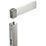Triton Fast Fix Framed Square Pivot Door with Side Panel Non-Handed Chrome 900mm x 900mm x 1900mm