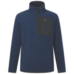 Regatta Frankie Borg Half Zip Fleece Navy/Black  Medium 39-40" Chest