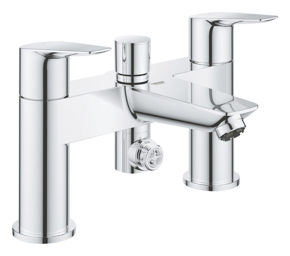 Grohe Start Edge Deck-Mounted Bath Shower Mixer Chrome