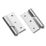 Smith & Locke Polished Chrome  Rising Butt Hinges RH 75mm x 70.6mm 2 Pack