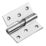Smith & Locke Polished Chrome  Rising Butt Hinges RH 75mm x 70.6mm 2 Pack