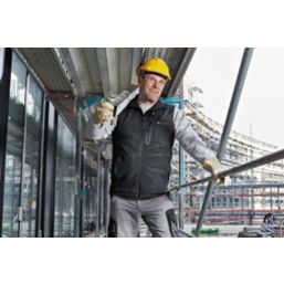 Bosch GHV 12+18V XA 12 / 18V Li-Ion Airstream Heated Bodywarmer Black Large 41" Chest - Bare