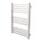 Towelrads 800mm x 600mm 966BTU Chrome Flat Designer Towel Radiator