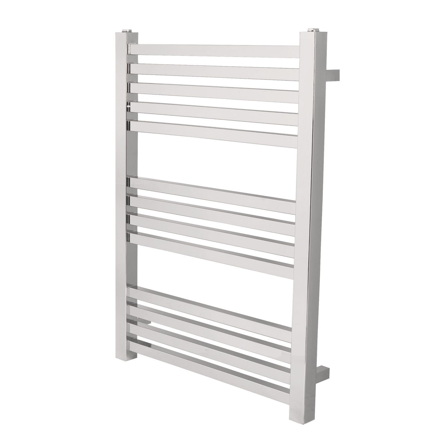 Towelrads 800mm x 600mm 966BTU Chrome Flat Designer Towel Radiator (100RY)