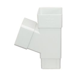 FloPlast  Square Pipe Branch White 65mm