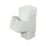 FloPlast  Square Pipe Branch White 65mm